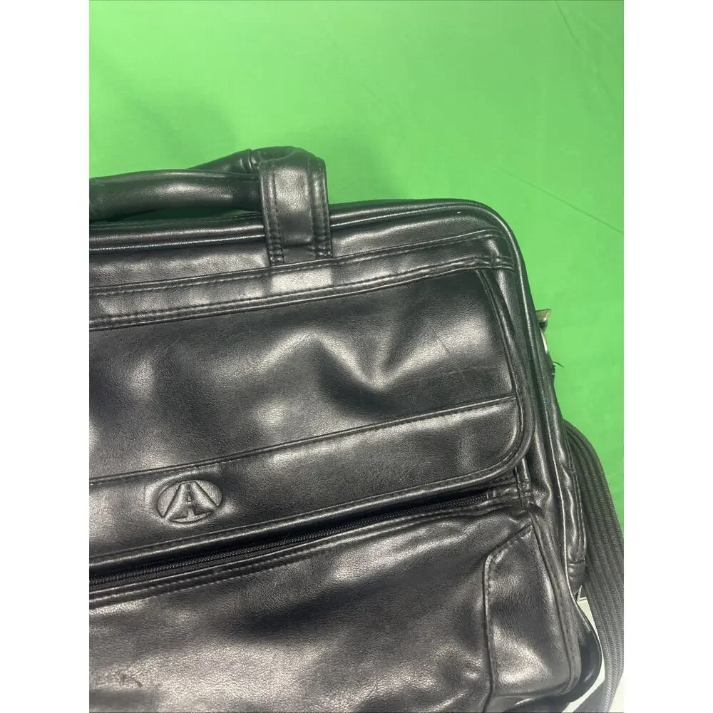 Avenues America: vintage harness leather laptop briefcase
